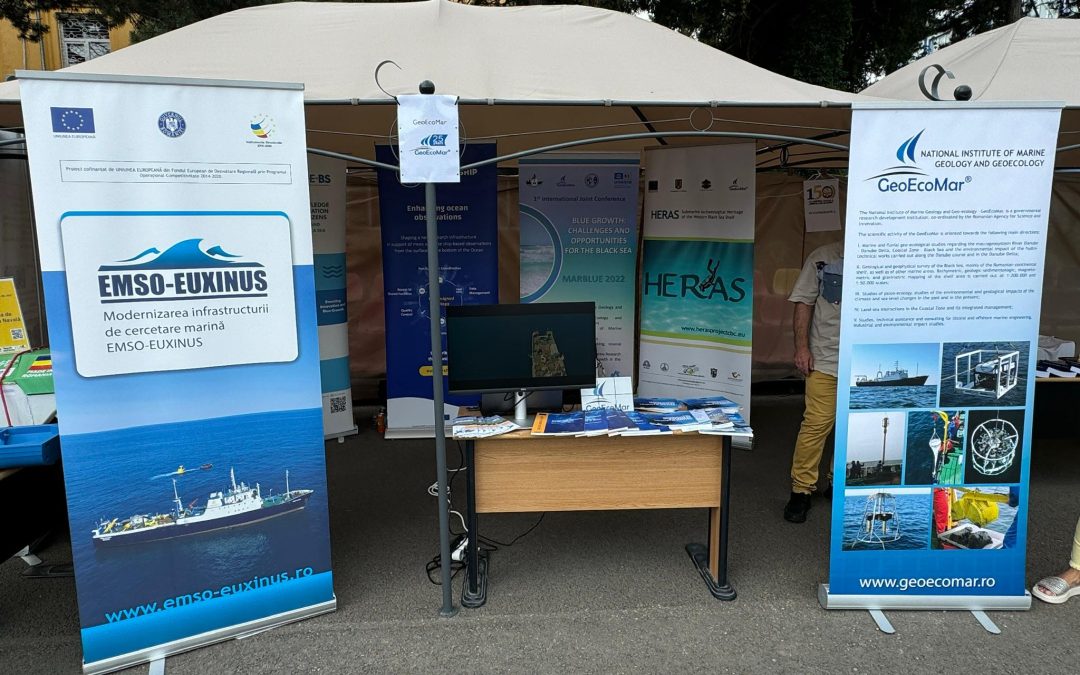 GeoEcoMar la expoziția ”Sailing to the Future” & Zilele Porților Deschise la Academia Navală „Mircea cel Bătrân”, Constanța