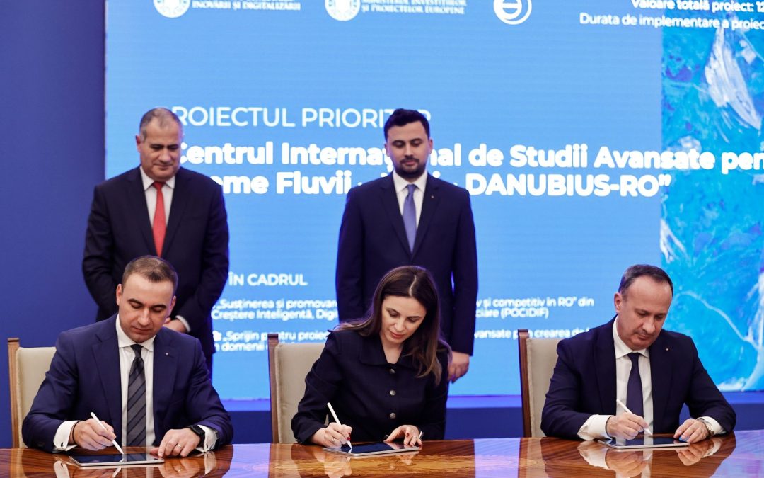 Semnarea contractului pentru proiectul strategic DANUBIUS-RO