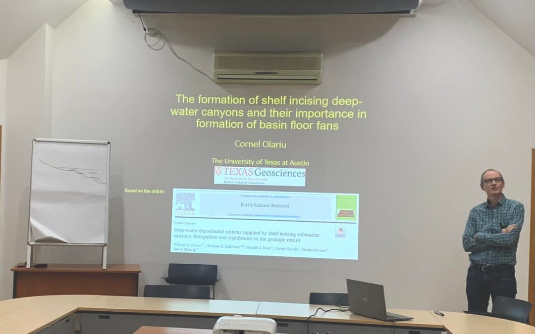 Prelegerea științifică a profesorului american Dr. Cornel Olariu la GeoEcoMar