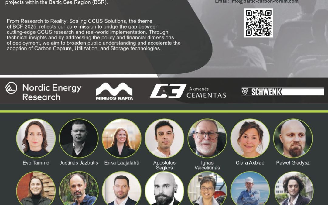 GeoEcoMar la Baltic Carbon Forum Conference 2025 din Estonia