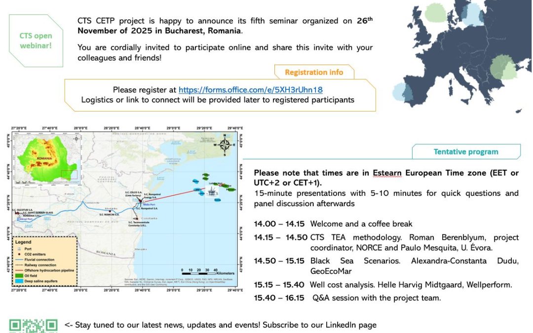 Întâlnire de proiect și seminar CTS la sediul central al GeoEcoMar